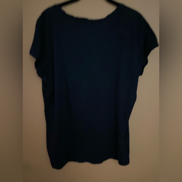 New York & Company black multi color “live in the moment” graphic tee. - Picture 2 of 5